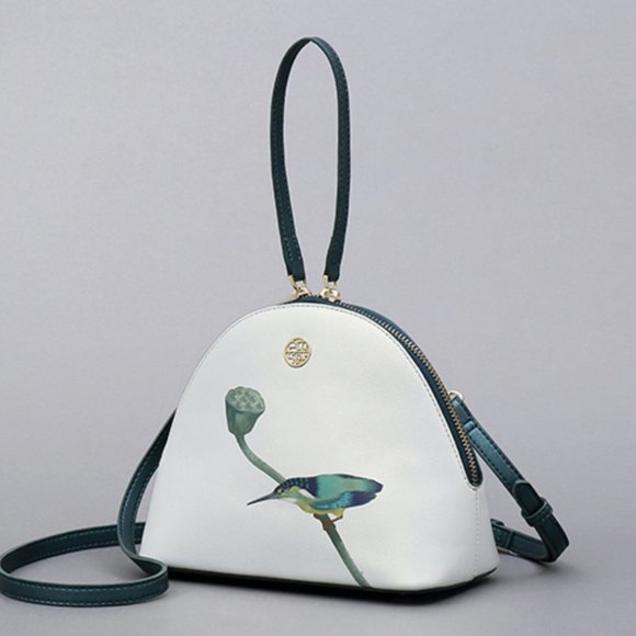 Women Flower Printing Bag  Leather - Picture 1 of 5